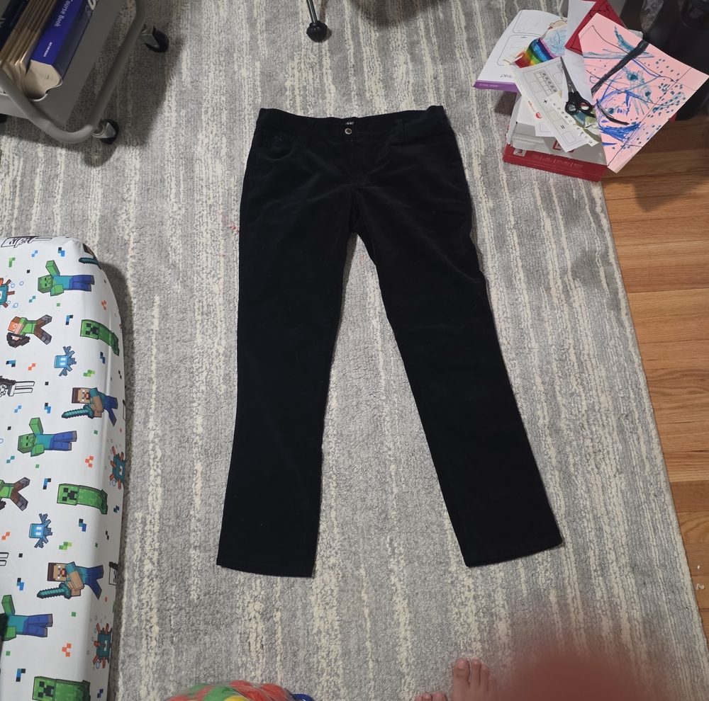 Black Bootcut Pants - Classic Slim Fit